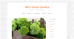 Desktop Screenshot of melsgreengarden.com