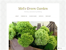 Tablet Screenshot of melsgreengarden.com